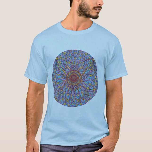 T-shirt da mandala de CHITALA (Frente)