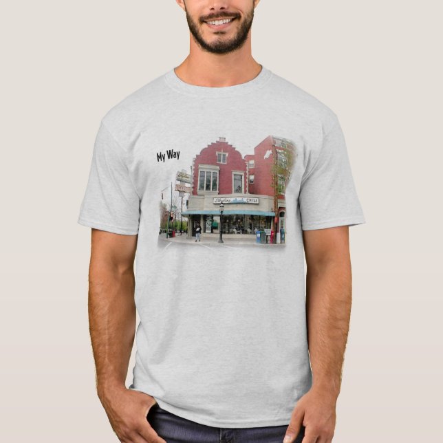 T-shirt da maneira de Wy (Frente)