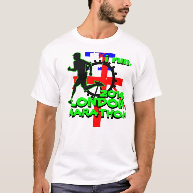 T-shirt da maratona de Londres (Frente)