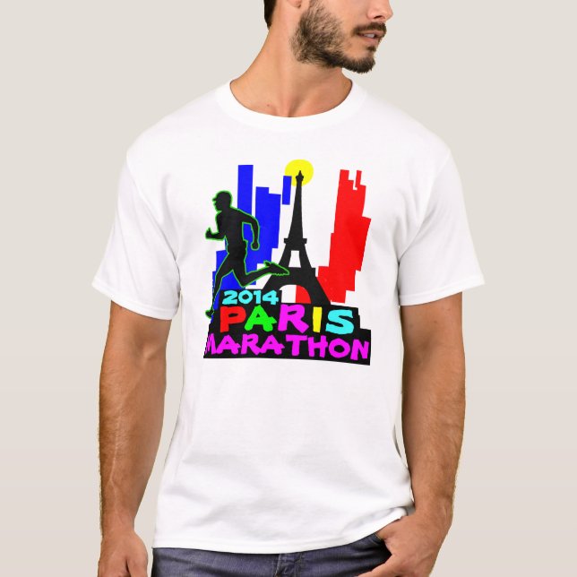 T-shirt da maratona de Paris (Frente)