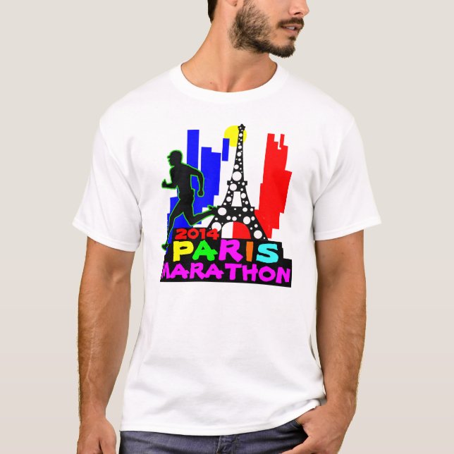 T-shirt da maratona de Paris (Frente)