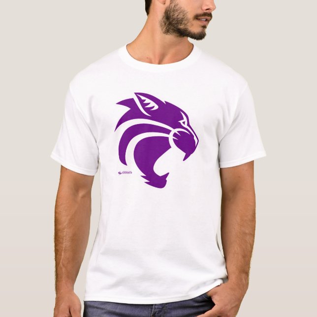 T-shirt da mascote dos Wildcats de Clovis (Frente)