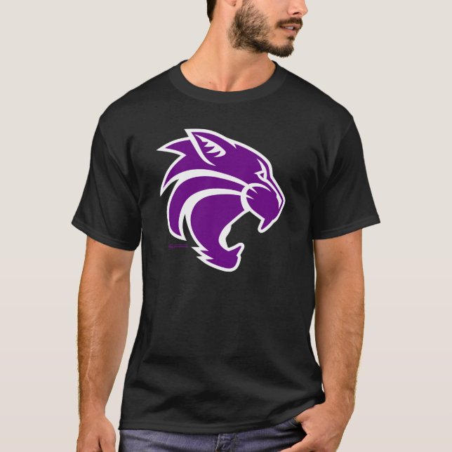 T-shirt da mascote dos Wildcats de Clovis (Frente)