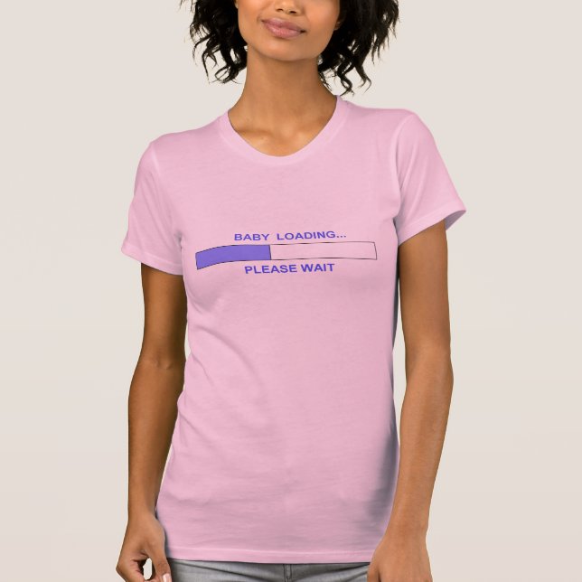 T-shirt da maternidade da CARGA do BEBÊ (Frente)