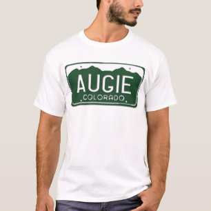 T-shirt da matrícula de AUGIE Colorado