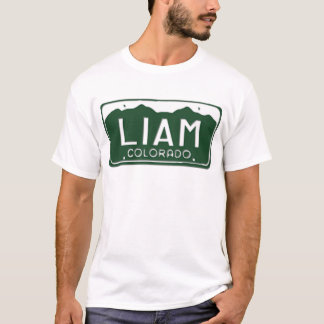 T-shirt da matrícula de LIAM Colorado