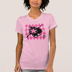 T-shirt da menina da cena