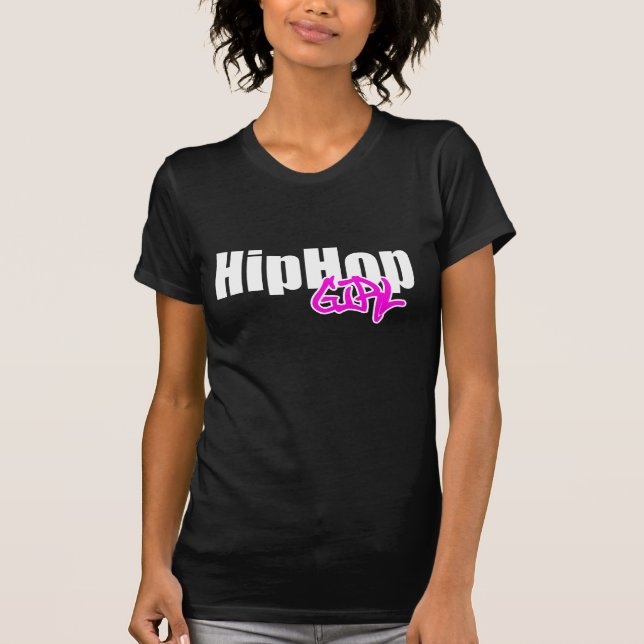 T-shirt da menina de Hip Hop (Frente)