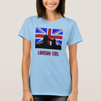 T-shirt da menina de Londres