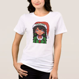 T-shirt da menina de Natal