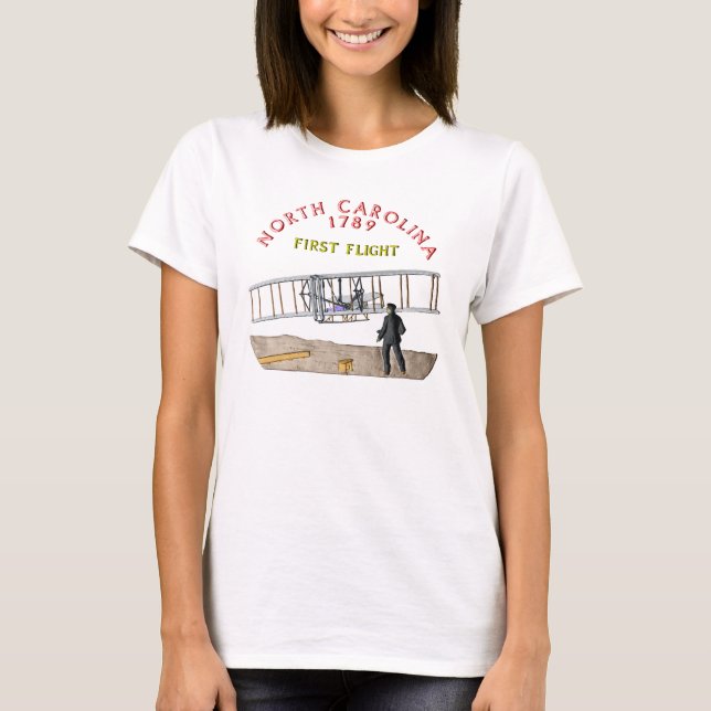 T-shirt da menina de North Carolina (Frente)