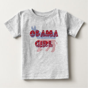 T-shirt da menina de Obama