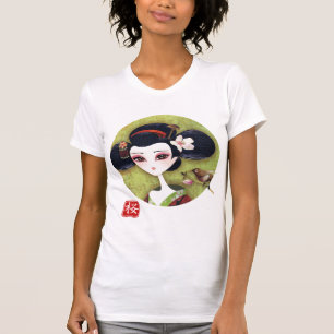 T-shirt da menina de Sakura