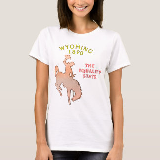 T-shirt da menina de Wyoming