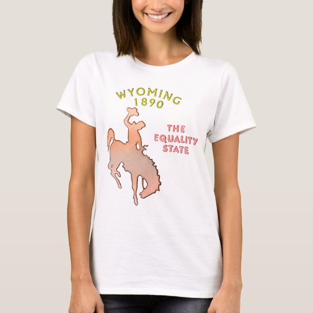 T-shirt da menina de Wyoming (Frente)