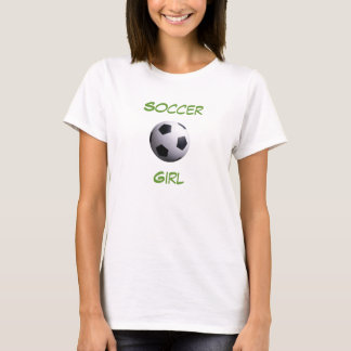 T-shirt da menina do futebol