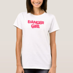 T-shirt da menina do perigo