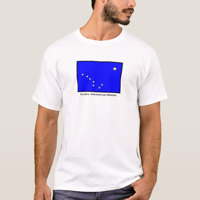 T-shirt da missão de Alaska Anchorage LDS (Frente)