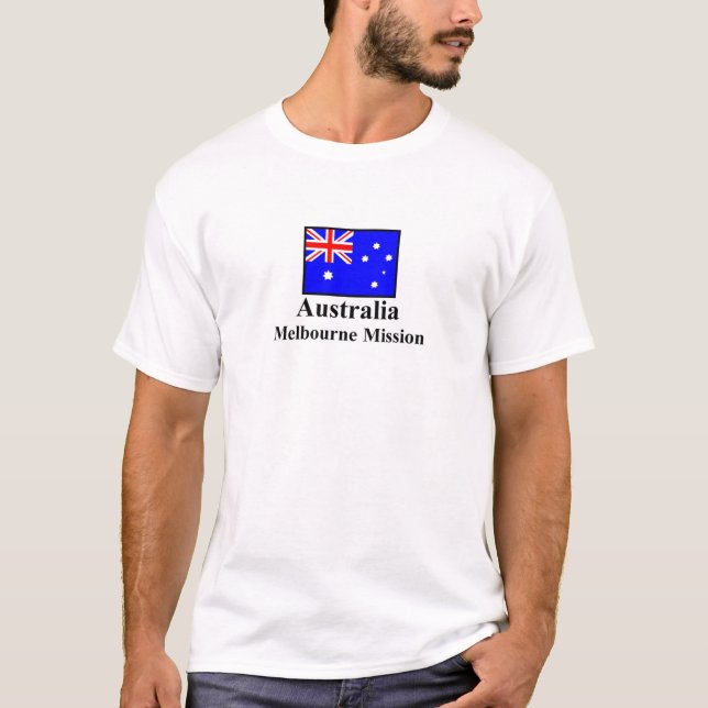 T-shirt da missão de Austrália Melbourne (Frente)