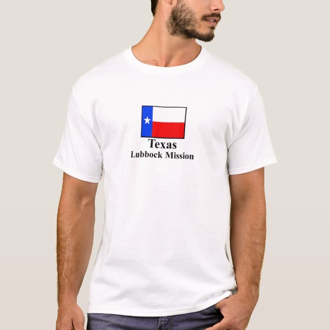 T-shirt da missão de Texas Lubbock (Frente)