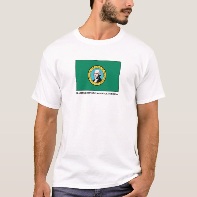 T-shirt da missão de Washington Kennewick LDS (Frente)