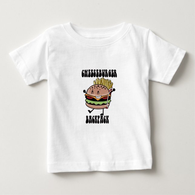 T-shirt da mochila Cheeseburger (Frente)