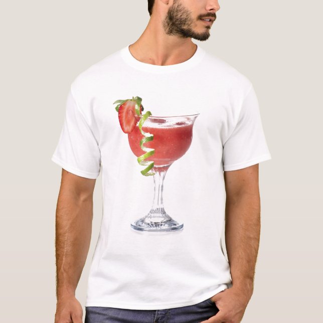 T-shirt da morango do daiquiri (Frente)