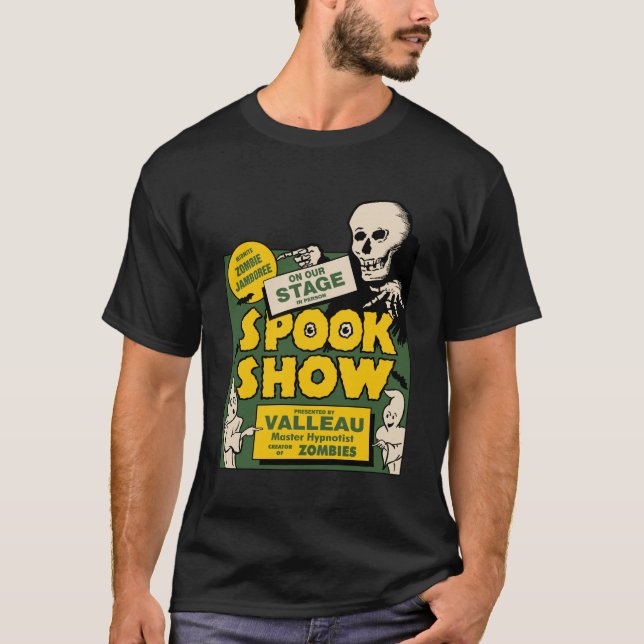 T-shirt da mostra do susto do congresso do zombi (Frente)