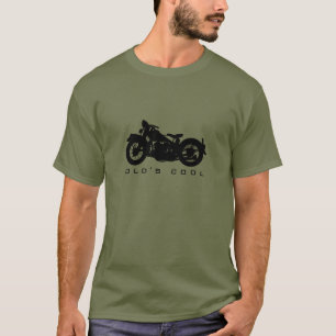 T-shirt da motocicleta do vintage