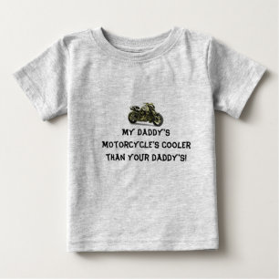 T-shirt da motocicleta dos miúdos