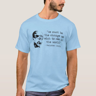 T-shirt da mudança de Gandhi