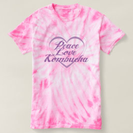 T-shirt da mulher de Kombucha da tintura do laço