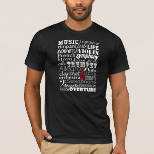 T-shirt da música