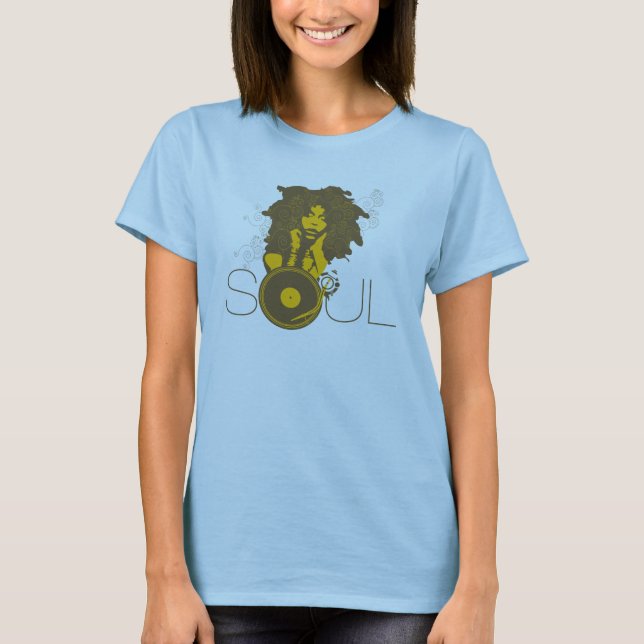 T-shirt da música da alma (Frente)