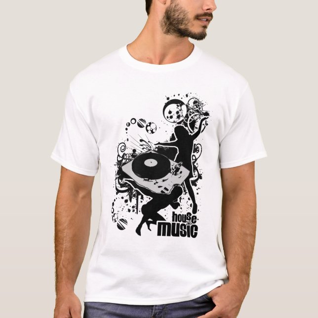 T-shirt da música da casa (Frente)