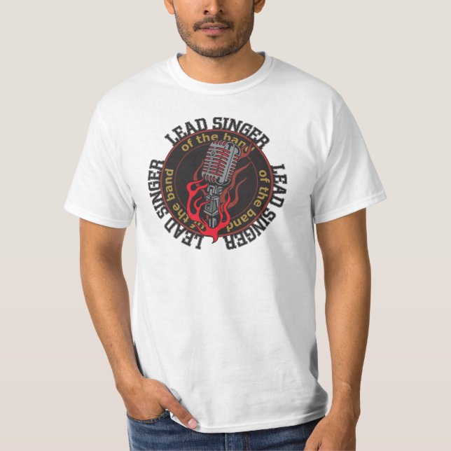 T-shirt da música rock do valor dos homens do (Frente)