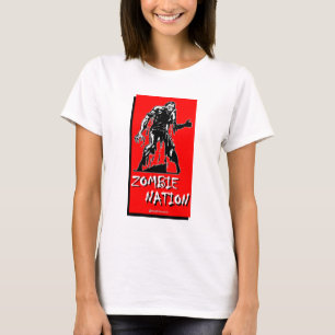 T-shirt da nação do zombi