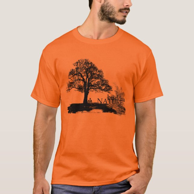 T-shirt da natureza de Buddha (Frente)