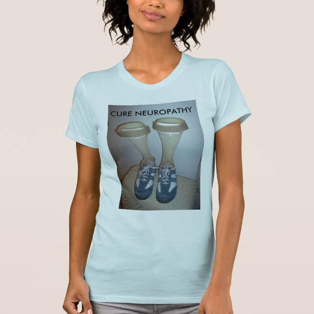 T-shirt da neuropatia da cura (Frente)