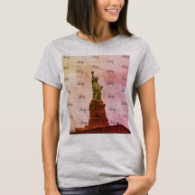 T-shirt da neutralização da estátua da liberdade