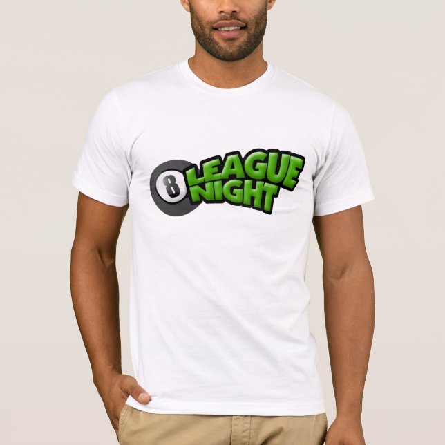 T-shirt da noite da liga (Frente)