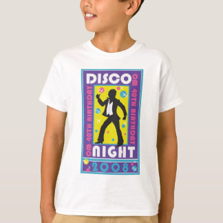 T-shirt da noite do disco dos miúdos