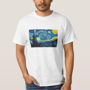 T-shirt da noite estrelado de Van Gogh