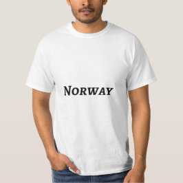 t-shirt da Noruega