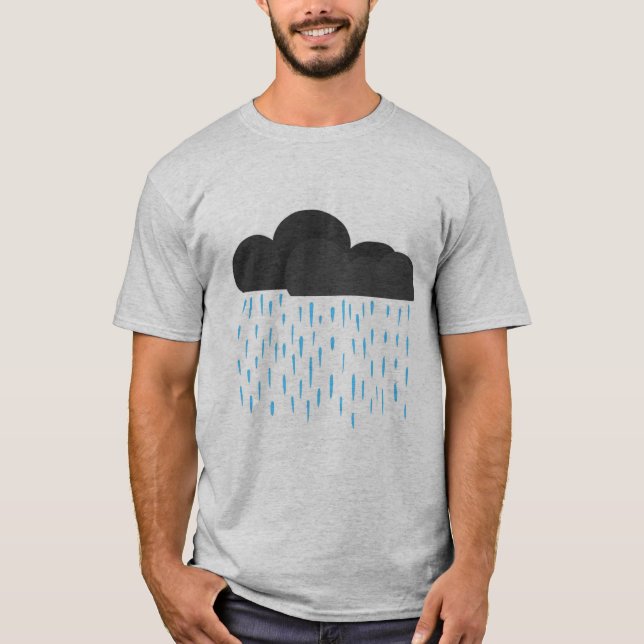 T-Shirt da Nuvem de Chuva (Frente)