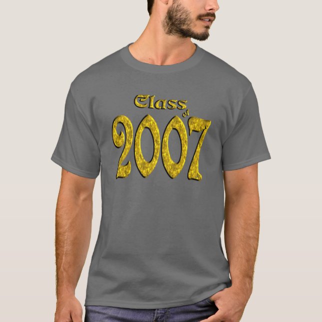 T-shirt da obscuridade da graduação (Frente)