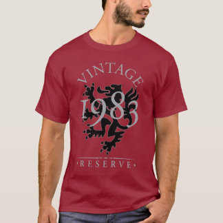 T-shirt da obscuridade da reserva 1983 do vintage