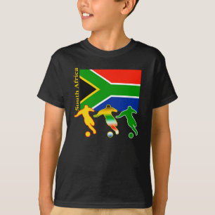 T-shirt da obscuridade de África do Sul do futebo