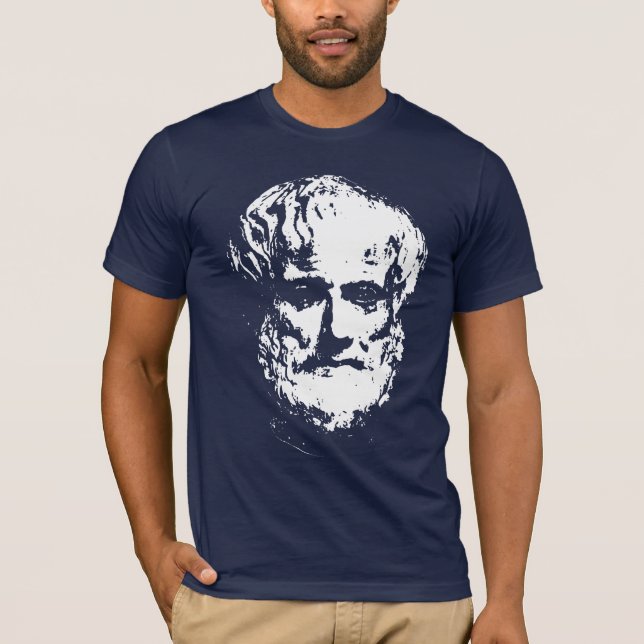 T-shirt da obscuridade de Aristotle (Frente)