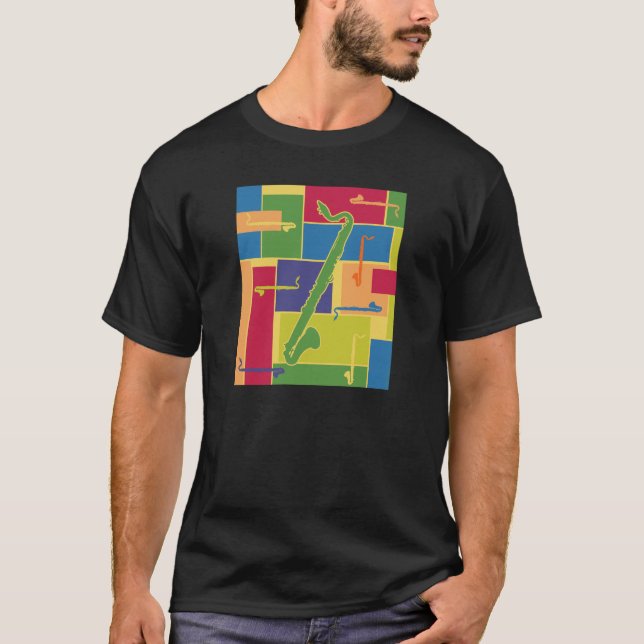 T-shirt da obscuridade de Colorblocks (Frente)
